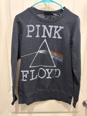 Pink Floyd Graphic Crewneck Sweatshirt - Charcoal Gray